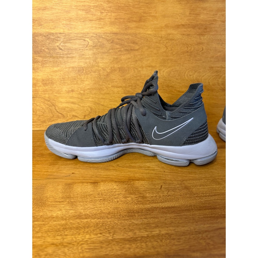 Nike Zoom KD 10 Wolf Grey Basketball Shoes Mens 10.5 Sneaker athletic shoe - Picture 7 of 11